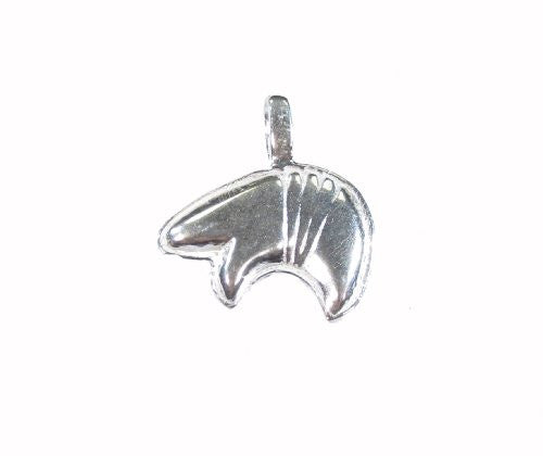 Sterling SIlver Southwestern Zuni Bear Charm