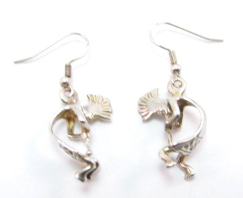 Sterling Silver Southwestern Kokopelli Earrings