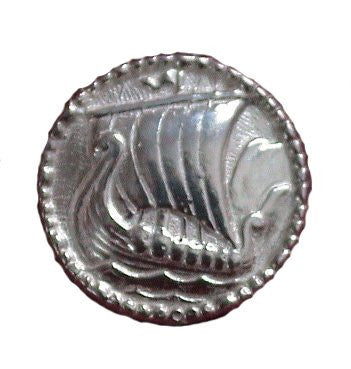 Sterling Silver Viking Ship Tie Tac