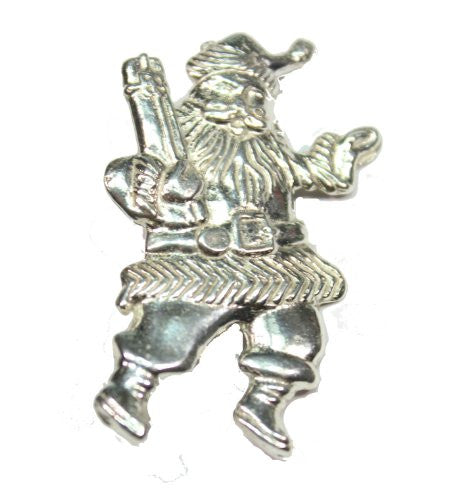 Sterling Silver Santa Pin