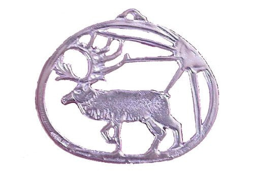 Sterling SIlver Scandinavian Christmas Reindeer Ornament