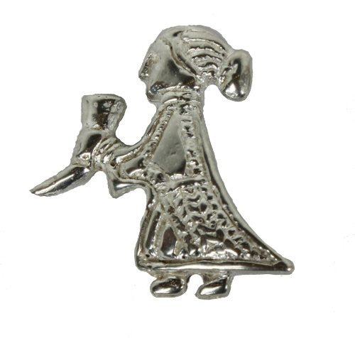 Sterling SIlver Viking Valkyrie Brooch