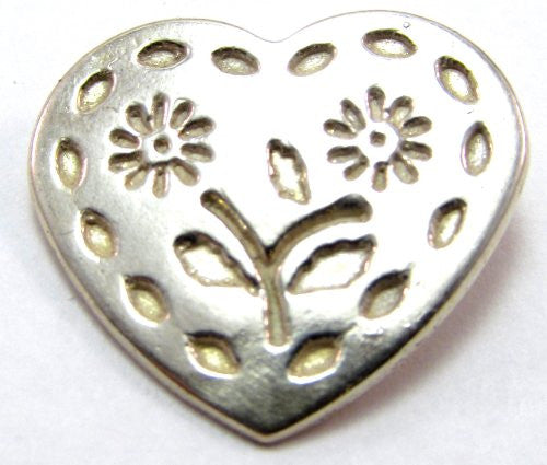 Sterling Silver Heart Pin