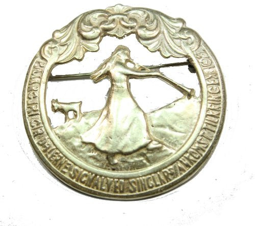 Sterling Silver Pillarguri Pin