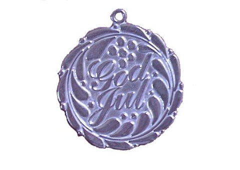 Sterling Silver God Jul Pendant/ Ornament