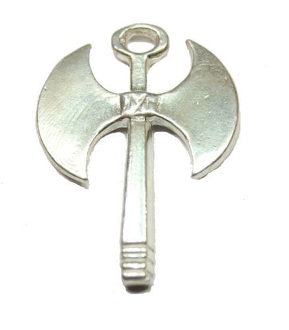 Sterling Silver Viking Battle Axe Pendant