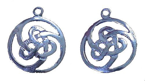 Sterling Silver Celtic Loop Knot Earrings